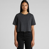 AS Colour - Wo's Stone Wash Heavy Crop Tee